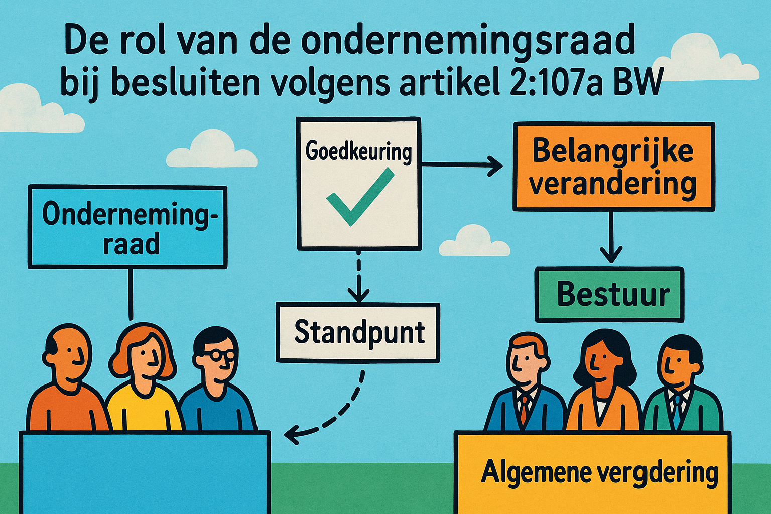 Rol ondernemingsraad bij besluiten volgens artikel 2:107a BW