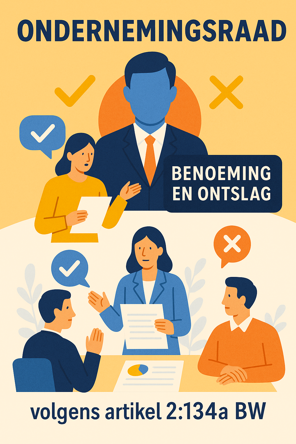 Rol OR bij benoeming en ontslag bestuurders art. 2:134a BW