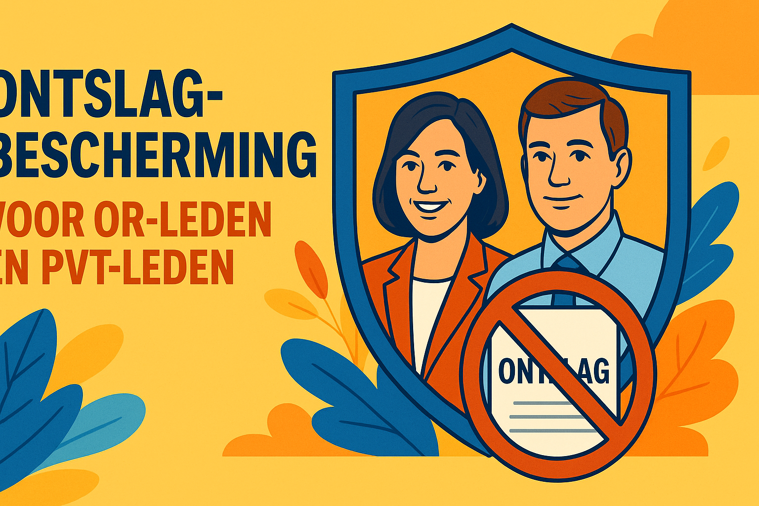 Ontslagbescherming OR-leden PVT-leden